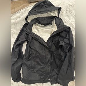 Marmot Black Rain Jacket, Large
